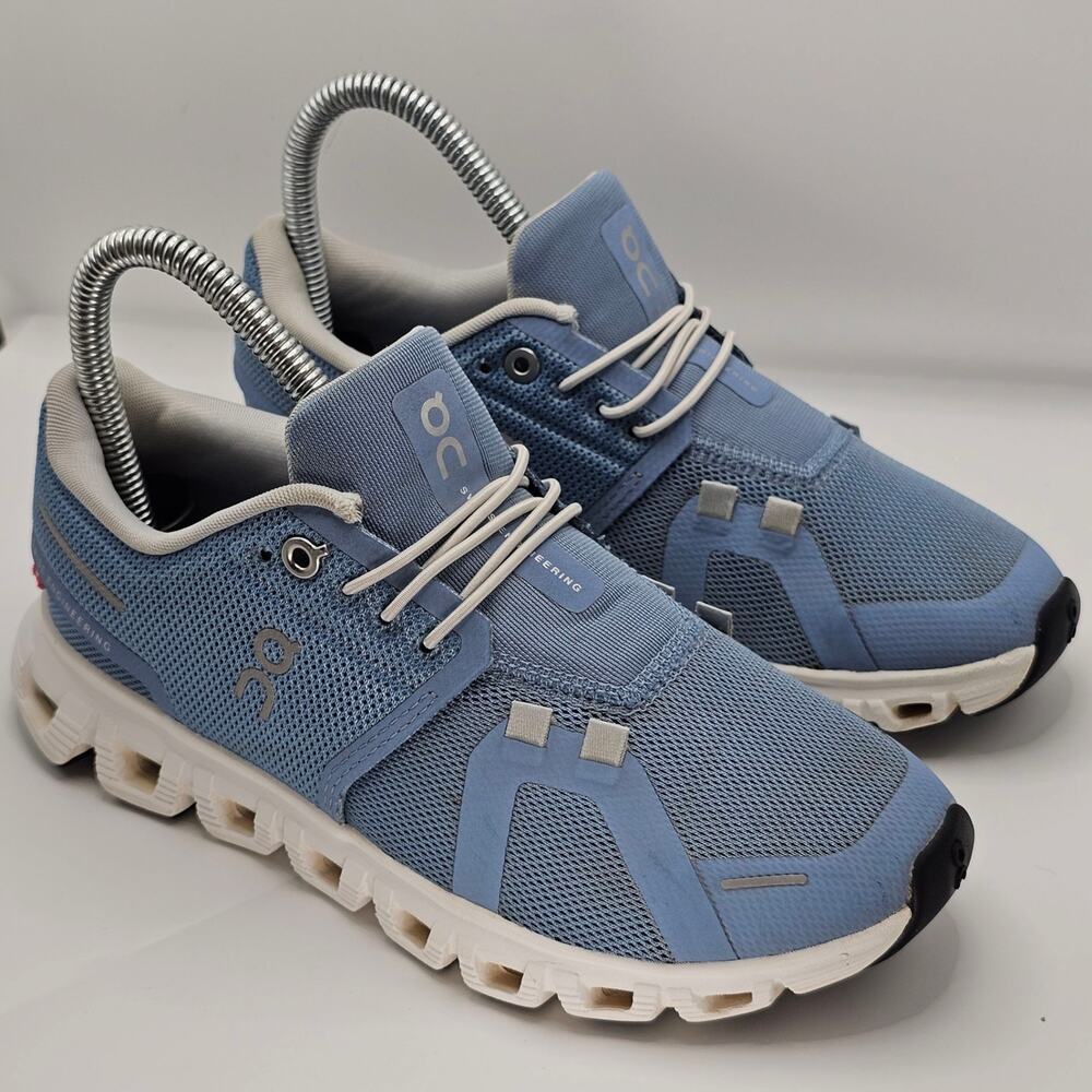 On Cloud 6 Chambray White Womens 5 UK 3 Running Shoes Sneakers